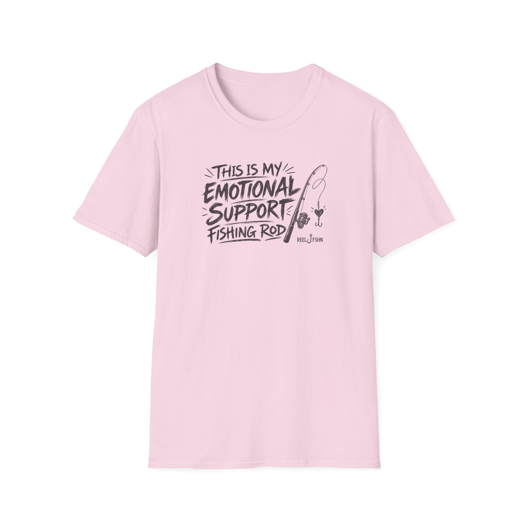 This Is My Emotional Support Fishing Rod T-Shirt