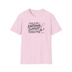 This Is My Emotional Support Fishing Rod T-Shirt
