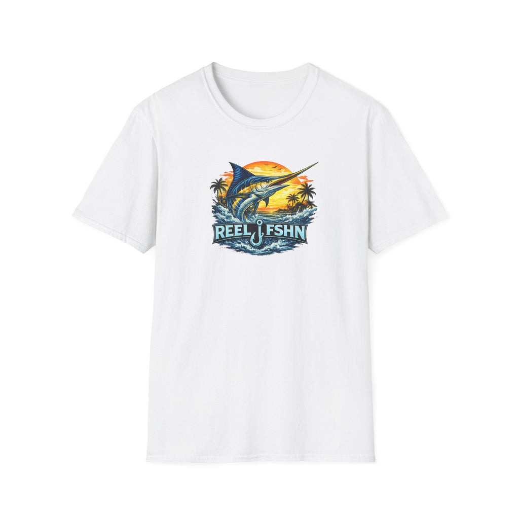 Marlin with REEL FSHN Logo T-Shirt