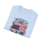 Fishing Is My Therapy Freedom Is My Why T-Shirt