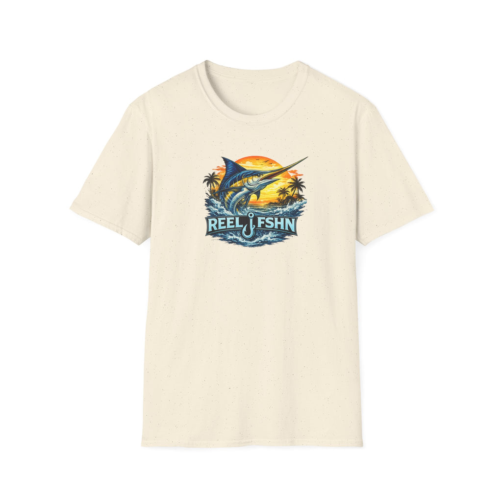 Marlin with REEL FSHN Logo T-Shirt