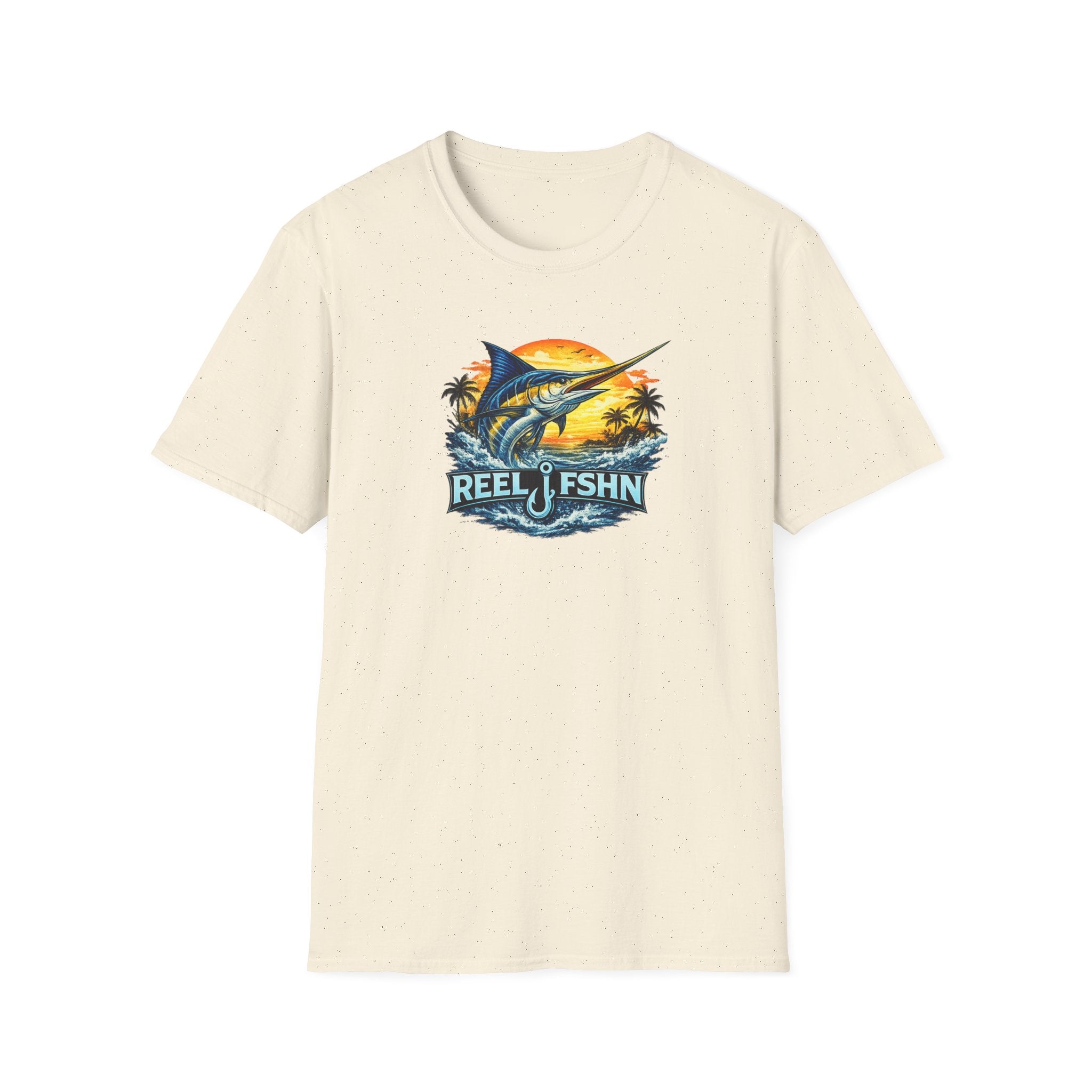 Marlin with REEL FSHN Logo T-Shirt
