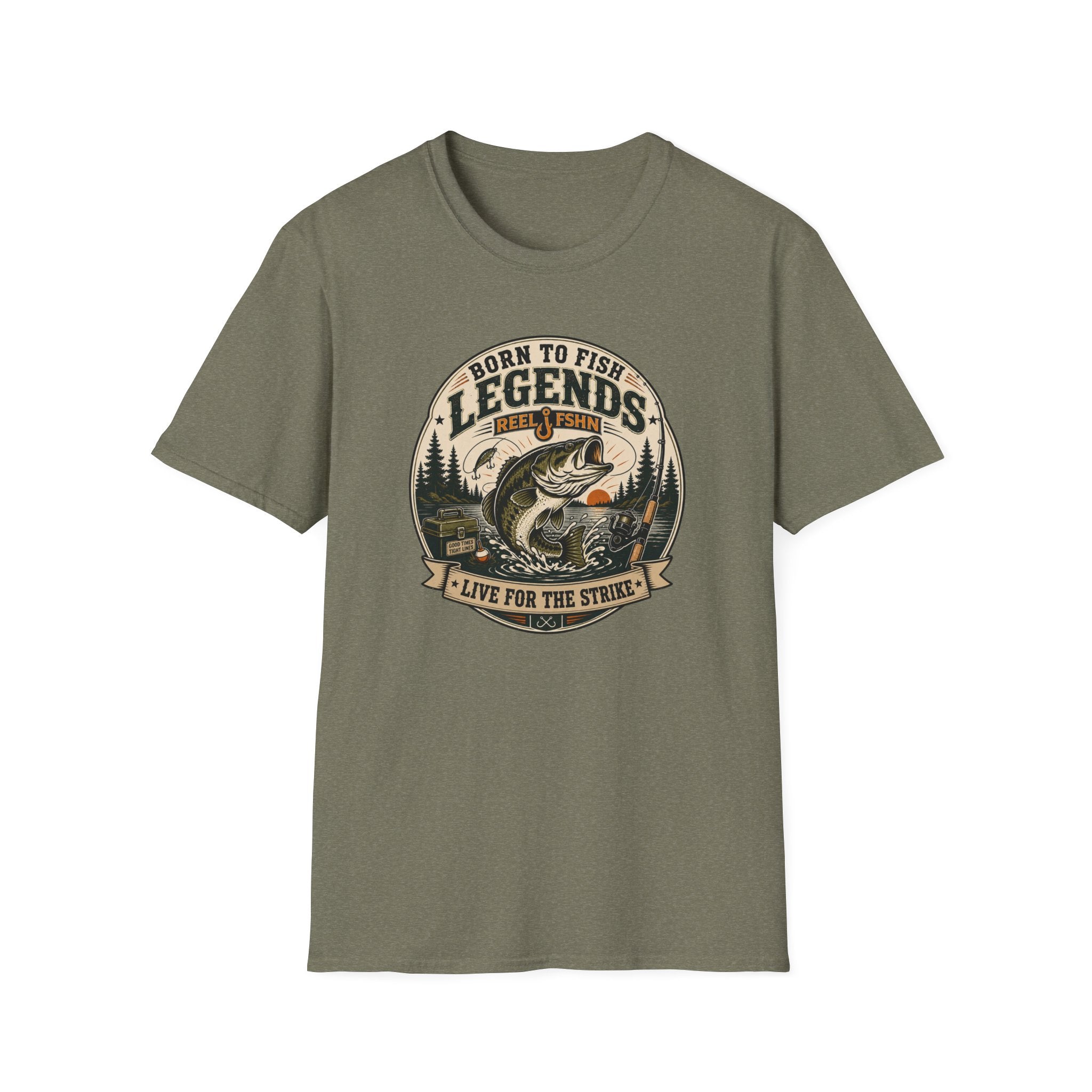Born To Fish Legends T-Shirt