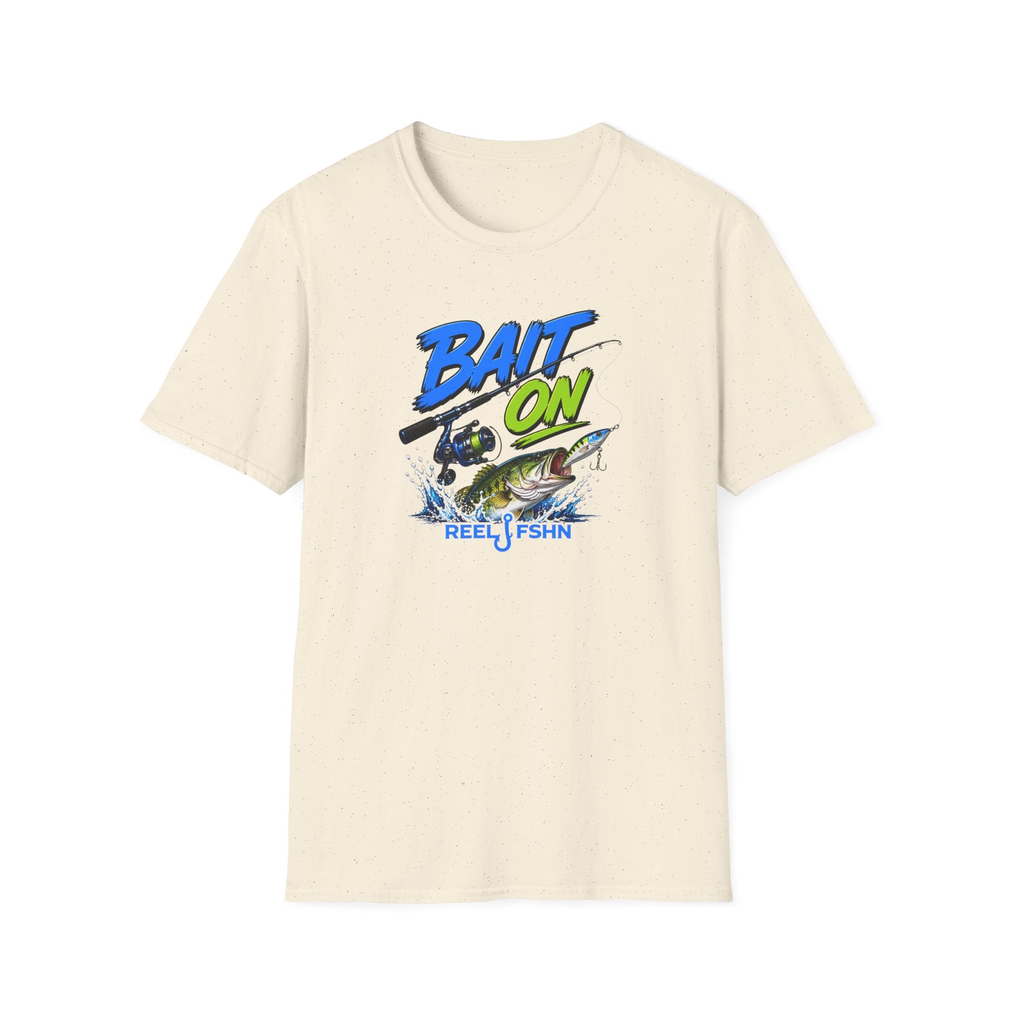 Bait On with Rod & Reel  T-Shirt