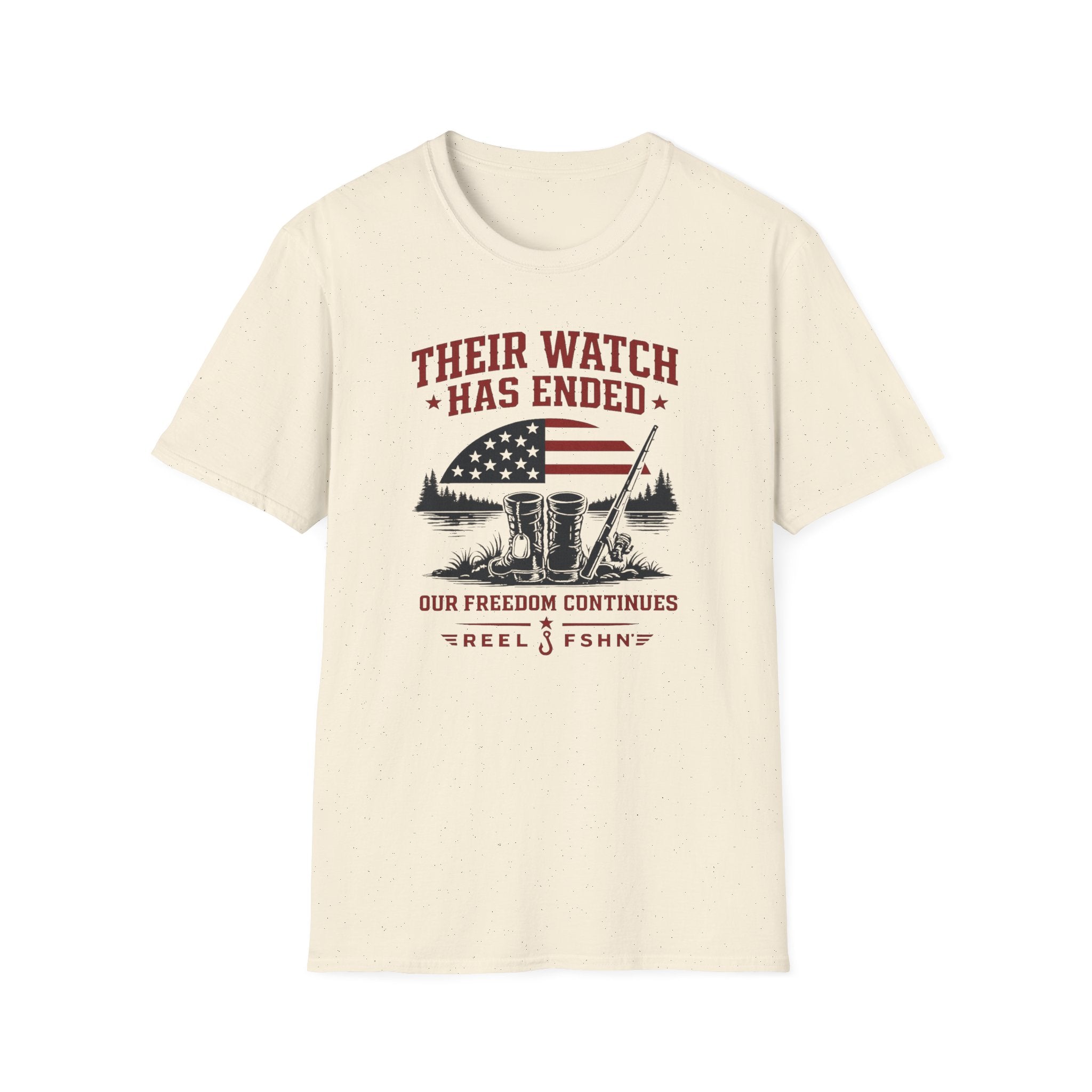 Their Watch Has Ended Our Freedom Continues T-Shirt