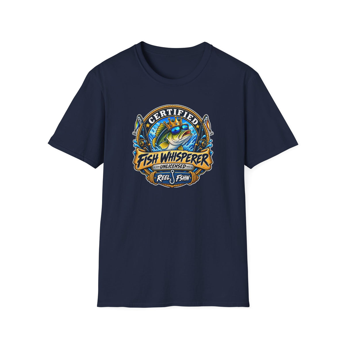 Certified Fish Whisperer (Unlicensed) T-Shirt