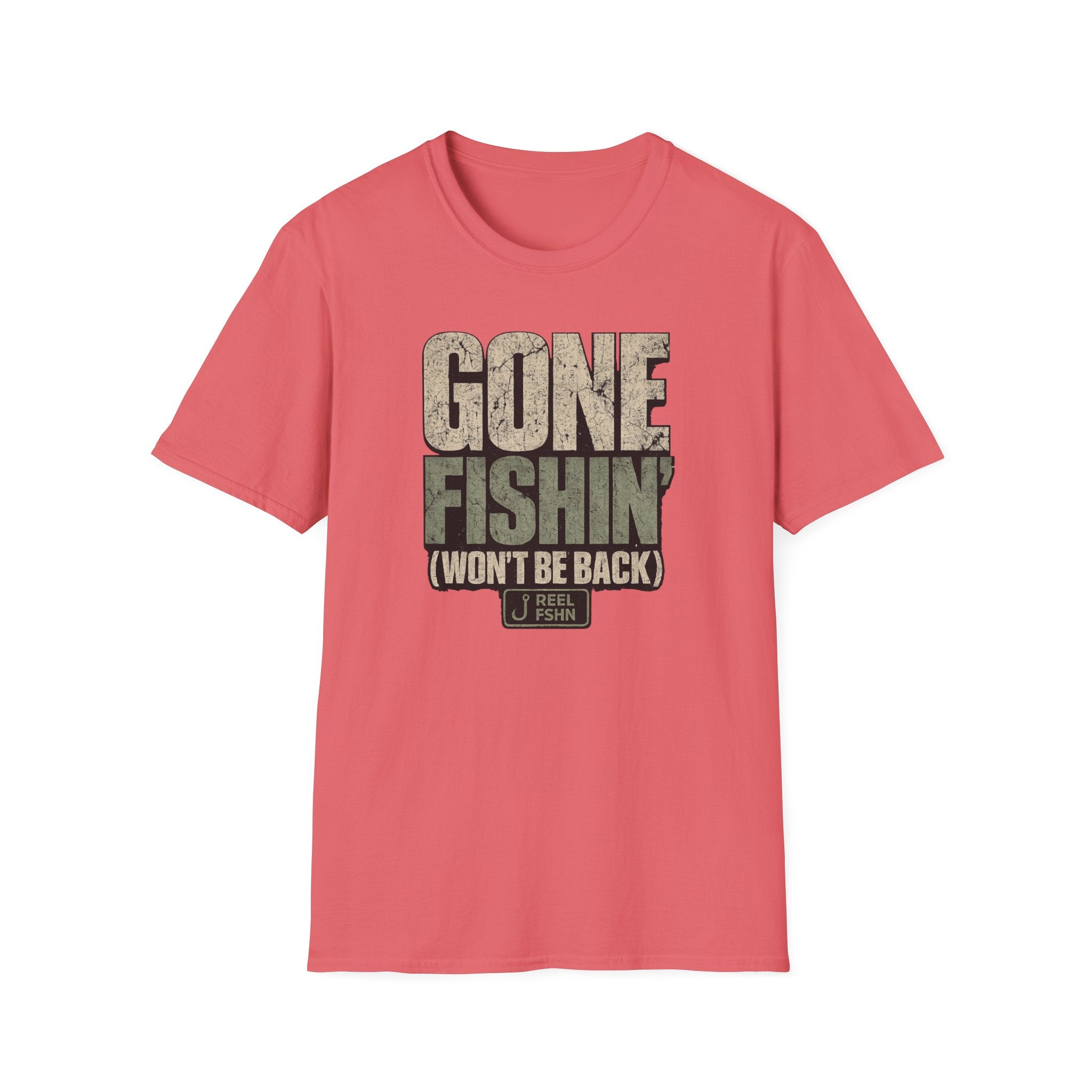 Gone Fishin Won't Be Back T-Shirt
