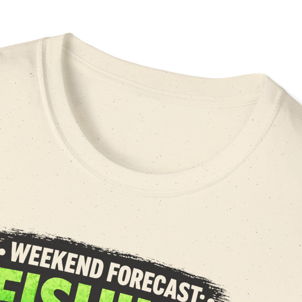 Weekend Forecast: Fishing with No Chance Of Housework T-Shirt