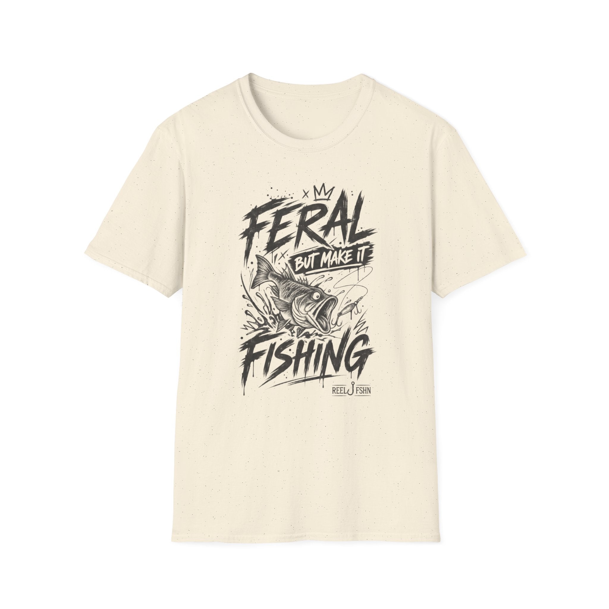 Feral But Make It Fishing T-Shirt