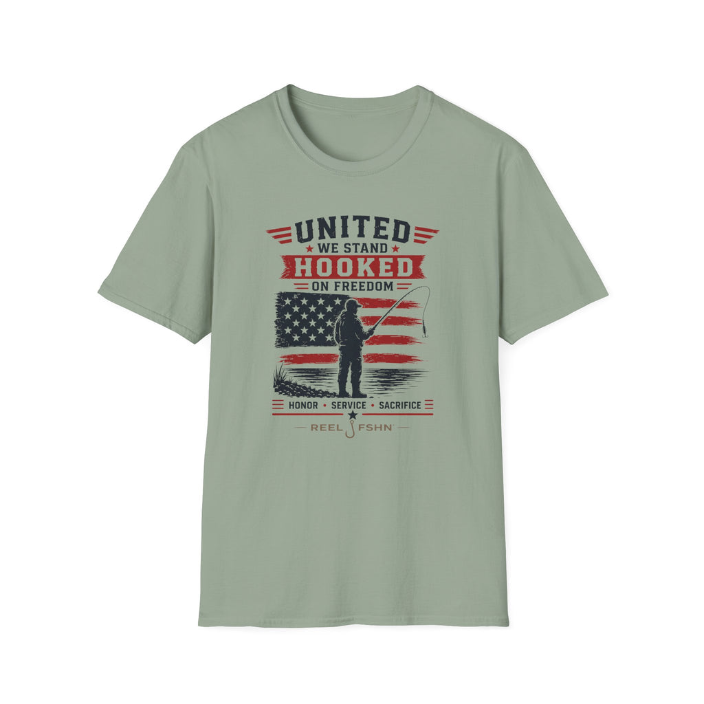 United We Stand Hooked On Freedom T-Shirt