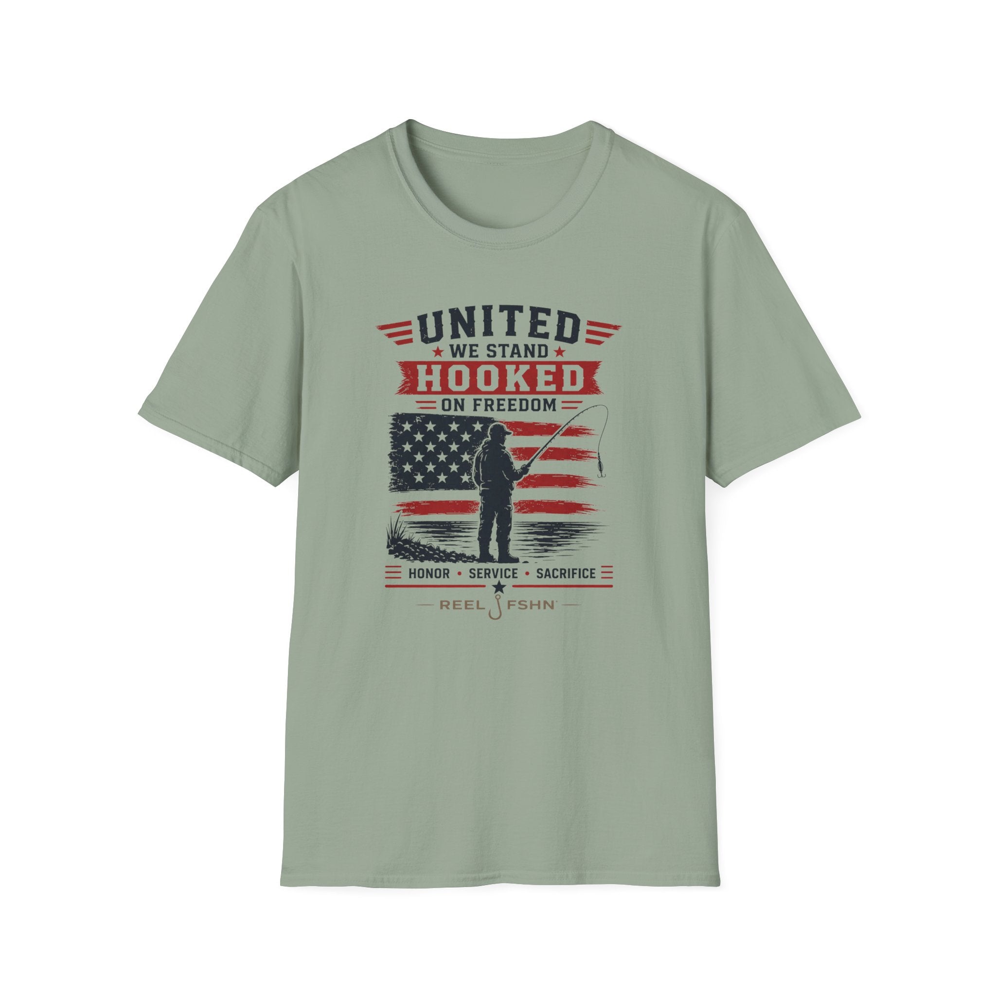 United We Stand Hooked On Freedom T-Shirt