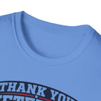 Thank You Veterans For Your Service T-Shirt