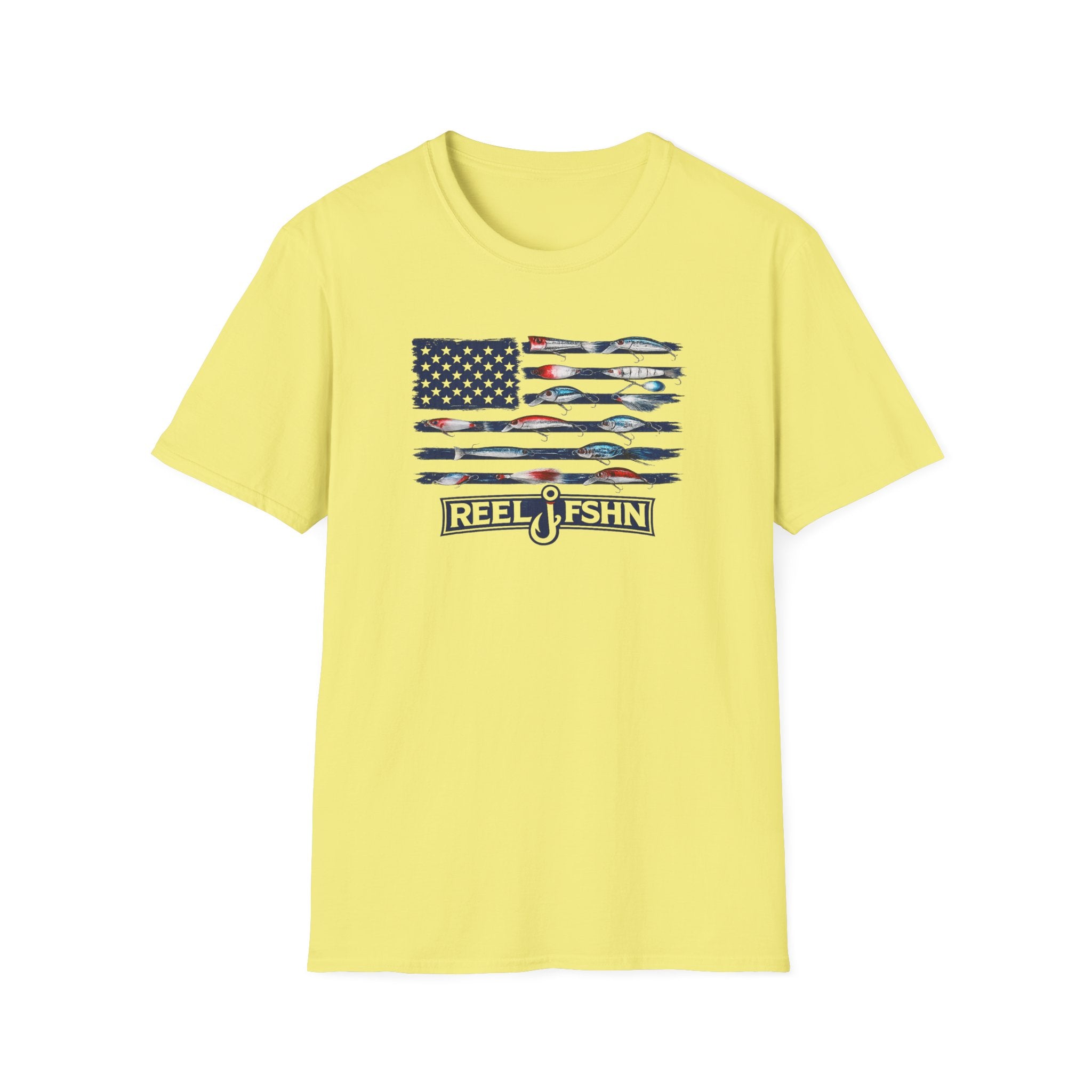 American Flag Lures T-Shirt
