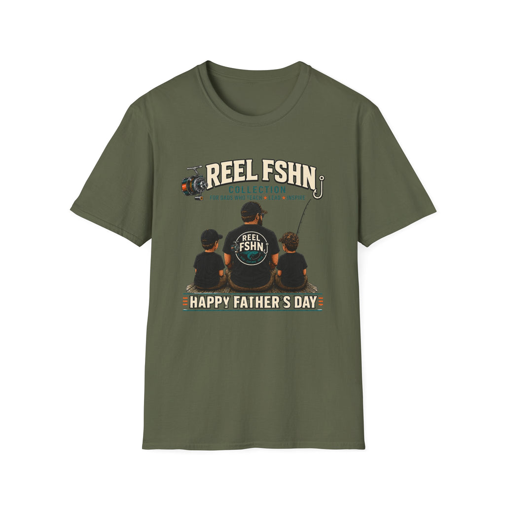 REEL FSHN Happy Father's Day T-Shirt