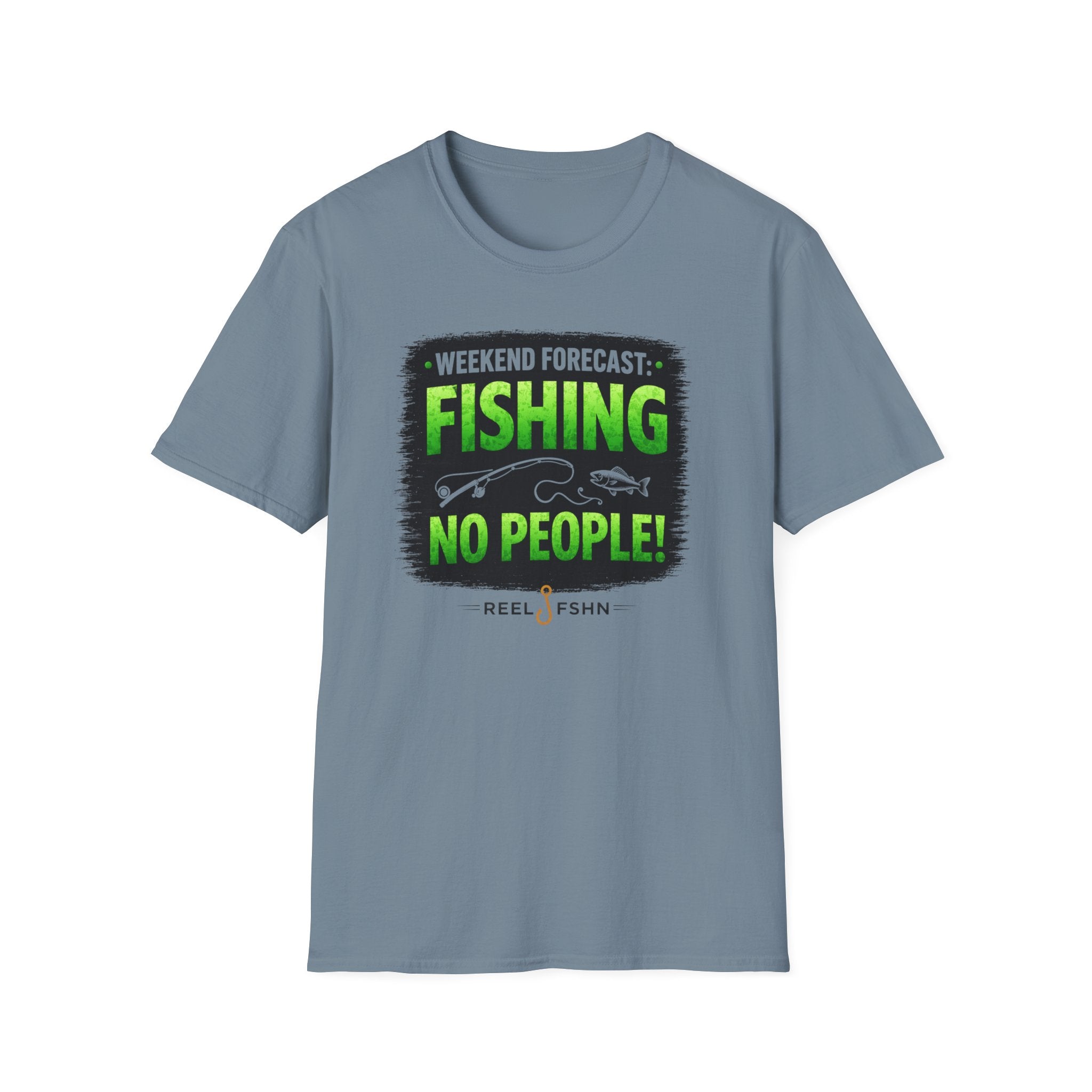 Weekend Forecast: Fishing, No People T-Shirt