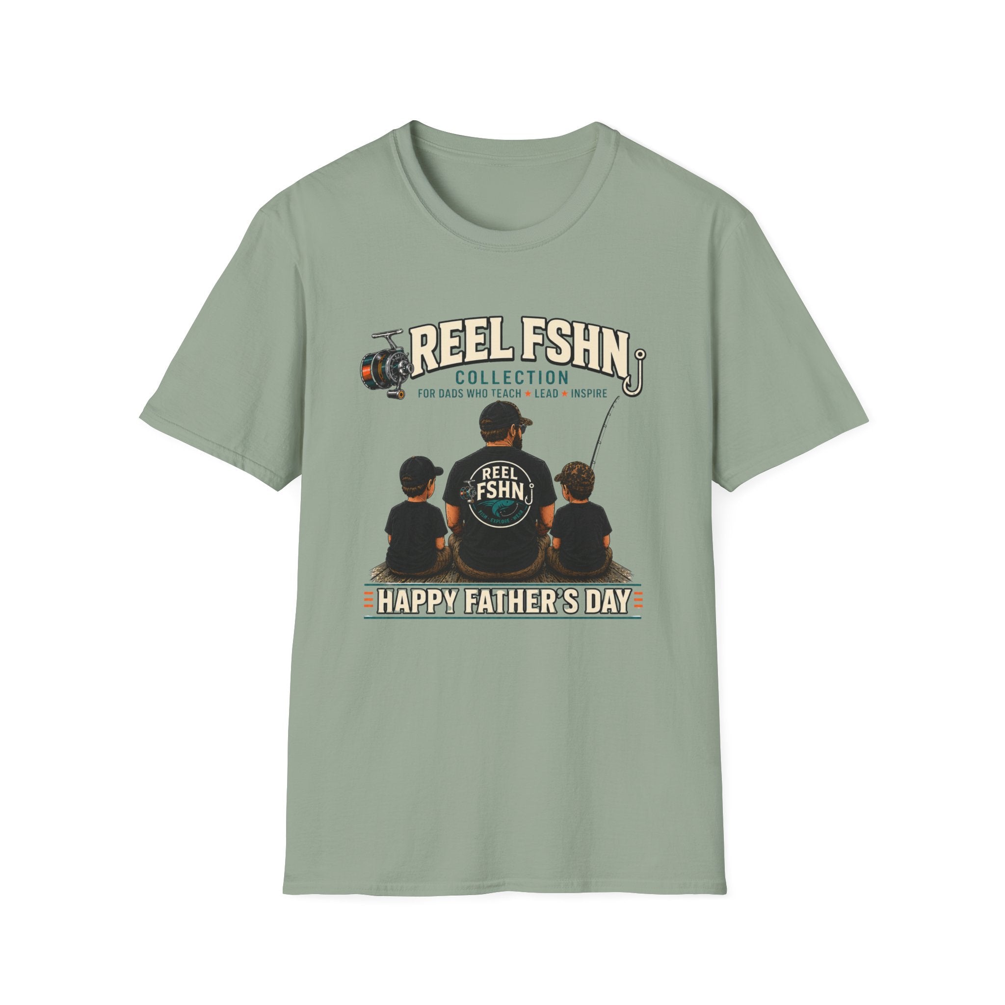 REEL FSHN Happy Father's Day T-Shirt