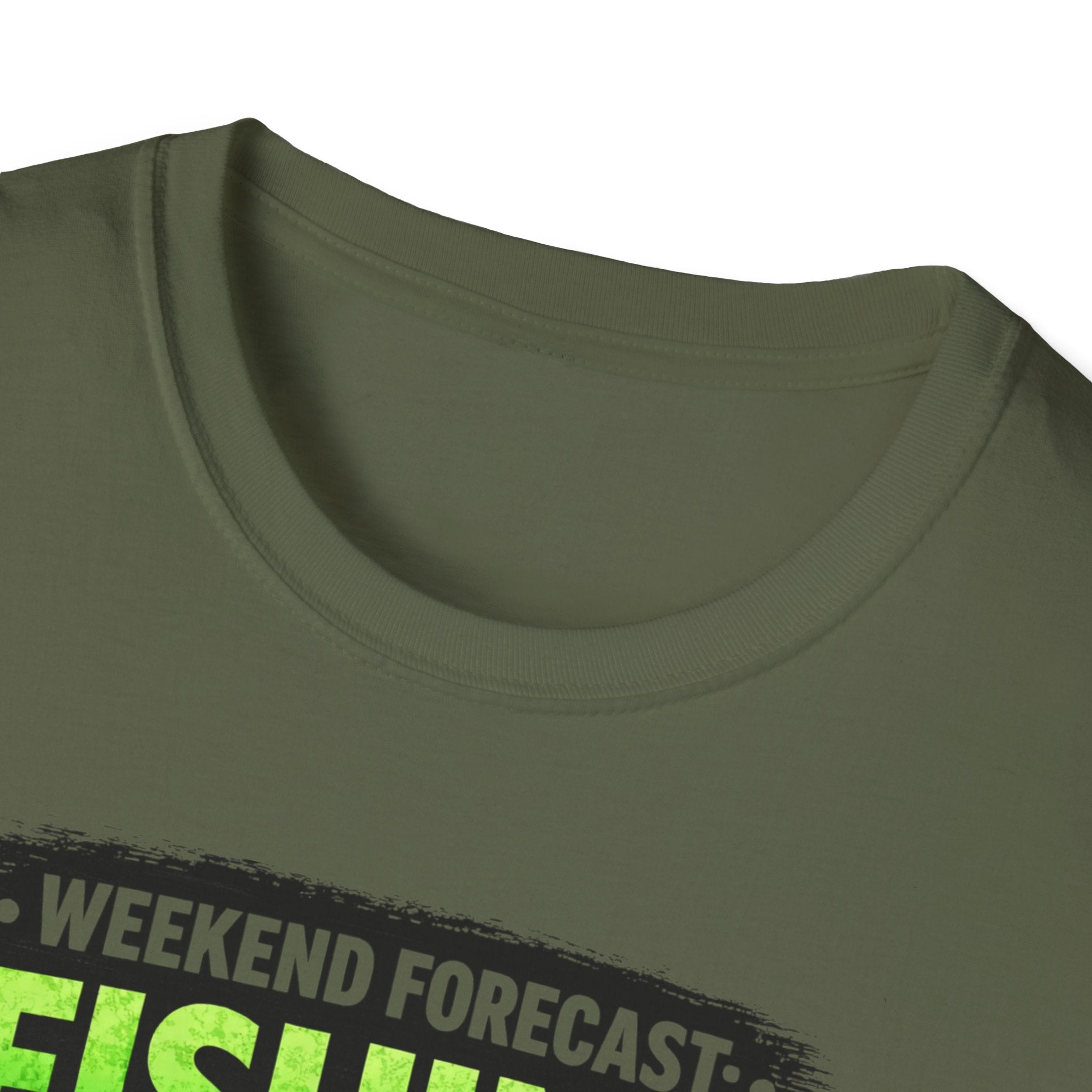 Weekend Forecast: Fishing with No Chance Of Housework T-Shirt