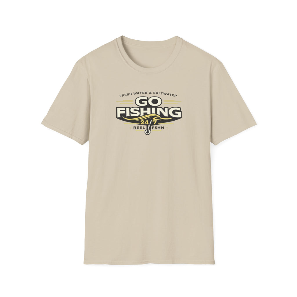 Fresh Water Salt Water Go Fishing T-Shirt