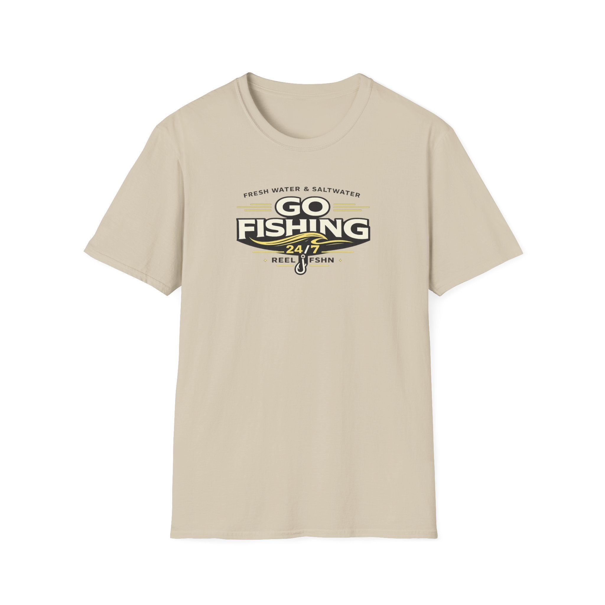 Fresh Water Salt Water Go Fishing T-Shirt