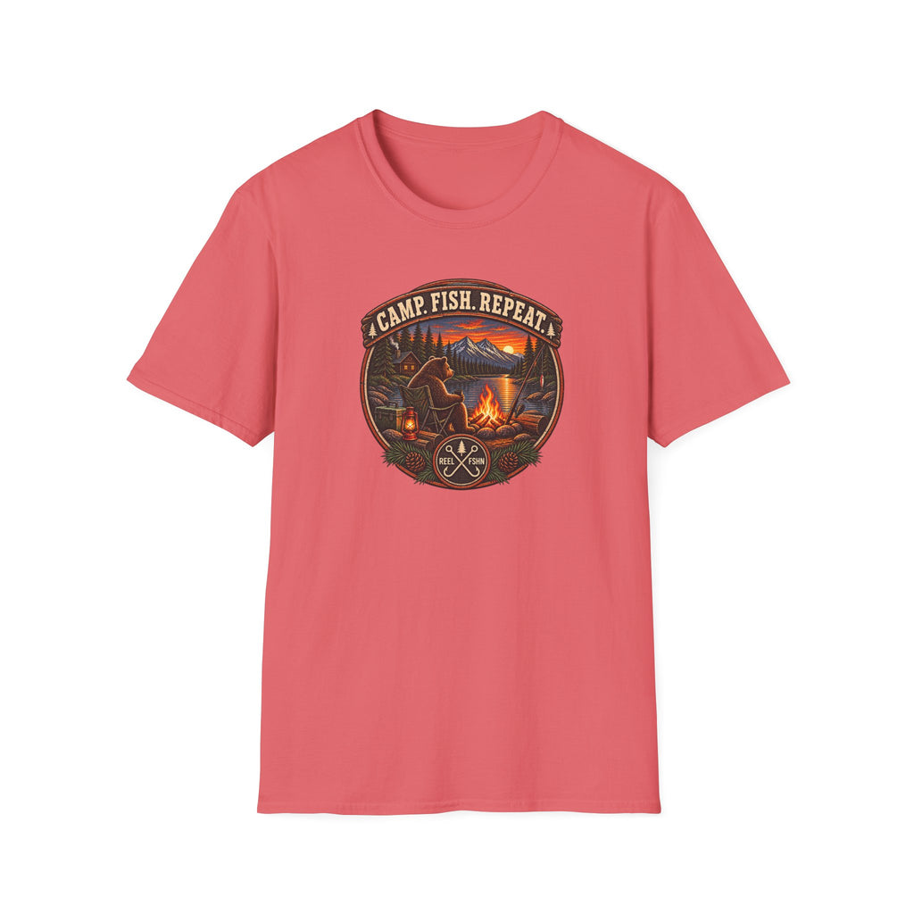 Camp Fish Repeat T-Shirt