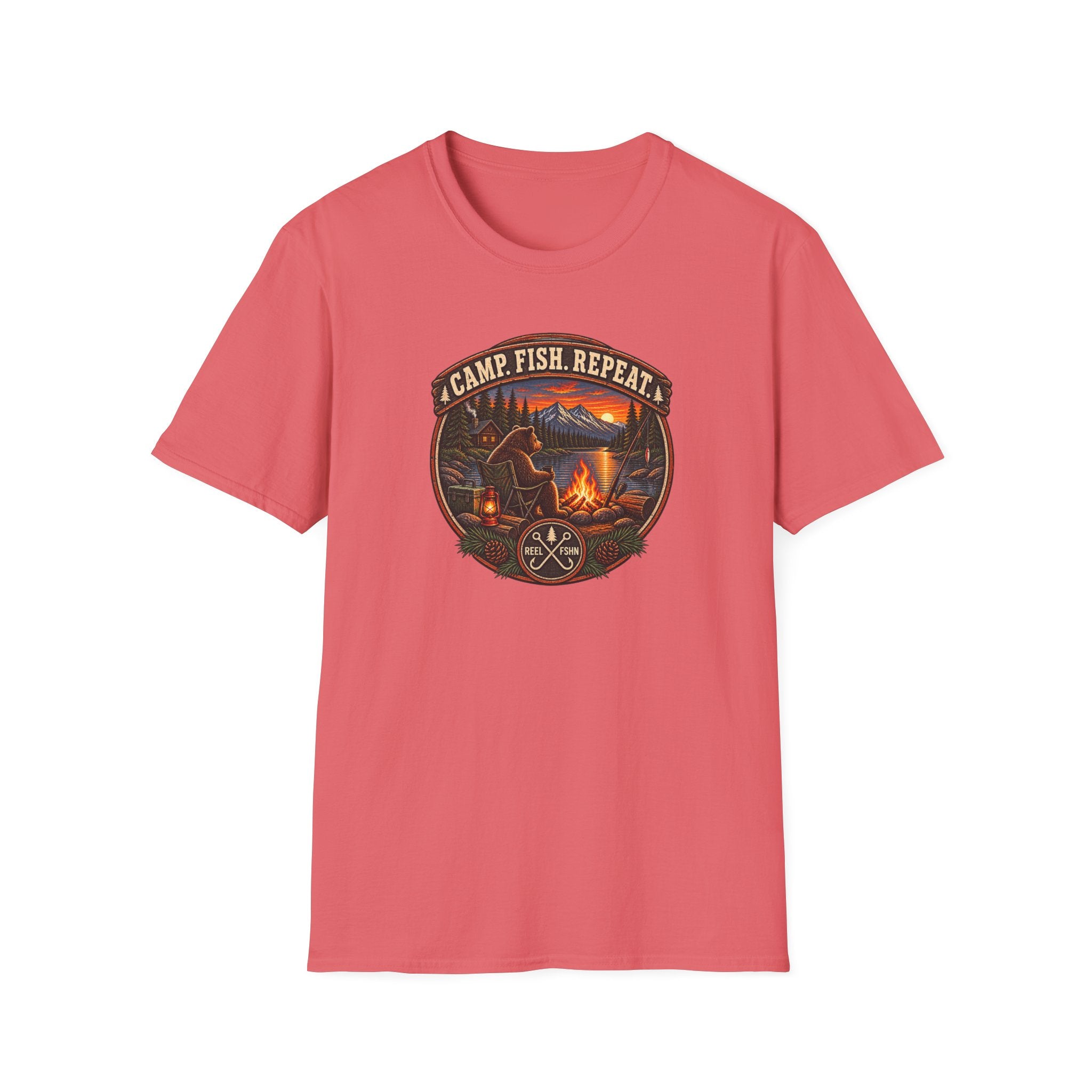 Camp Fish Repeat T-Shirt