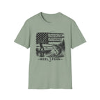 Passion For Fishing Black Print T-Shirt