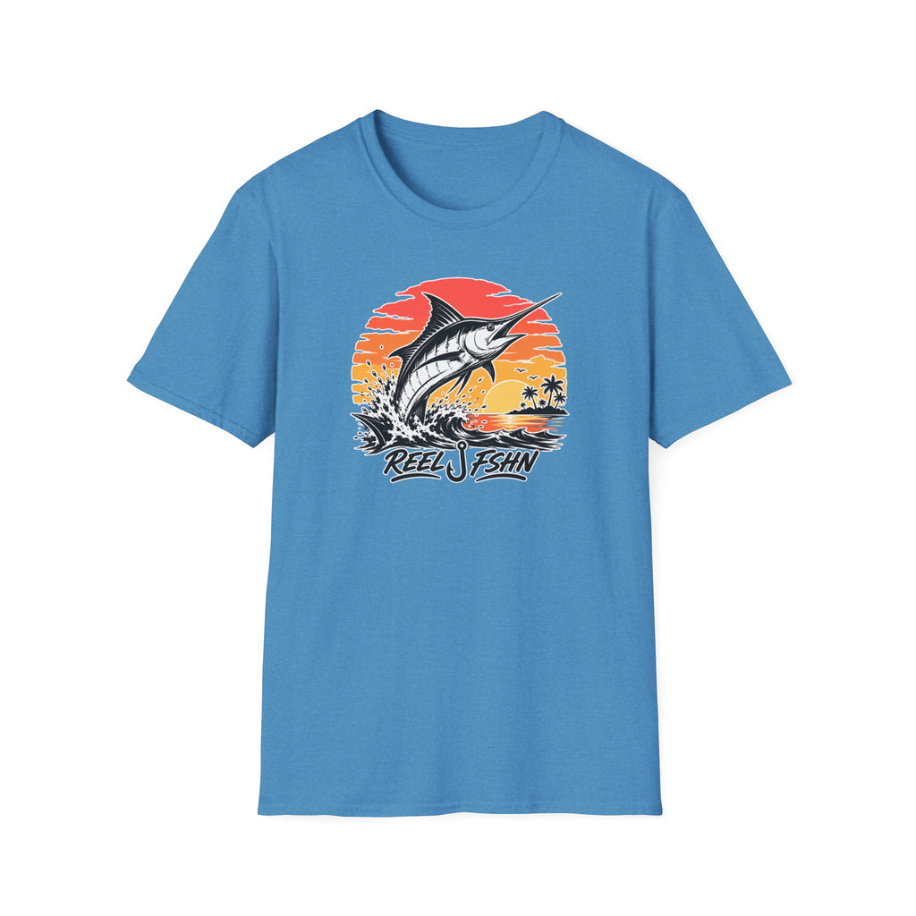 Sunset Marlin Run T-Shirt