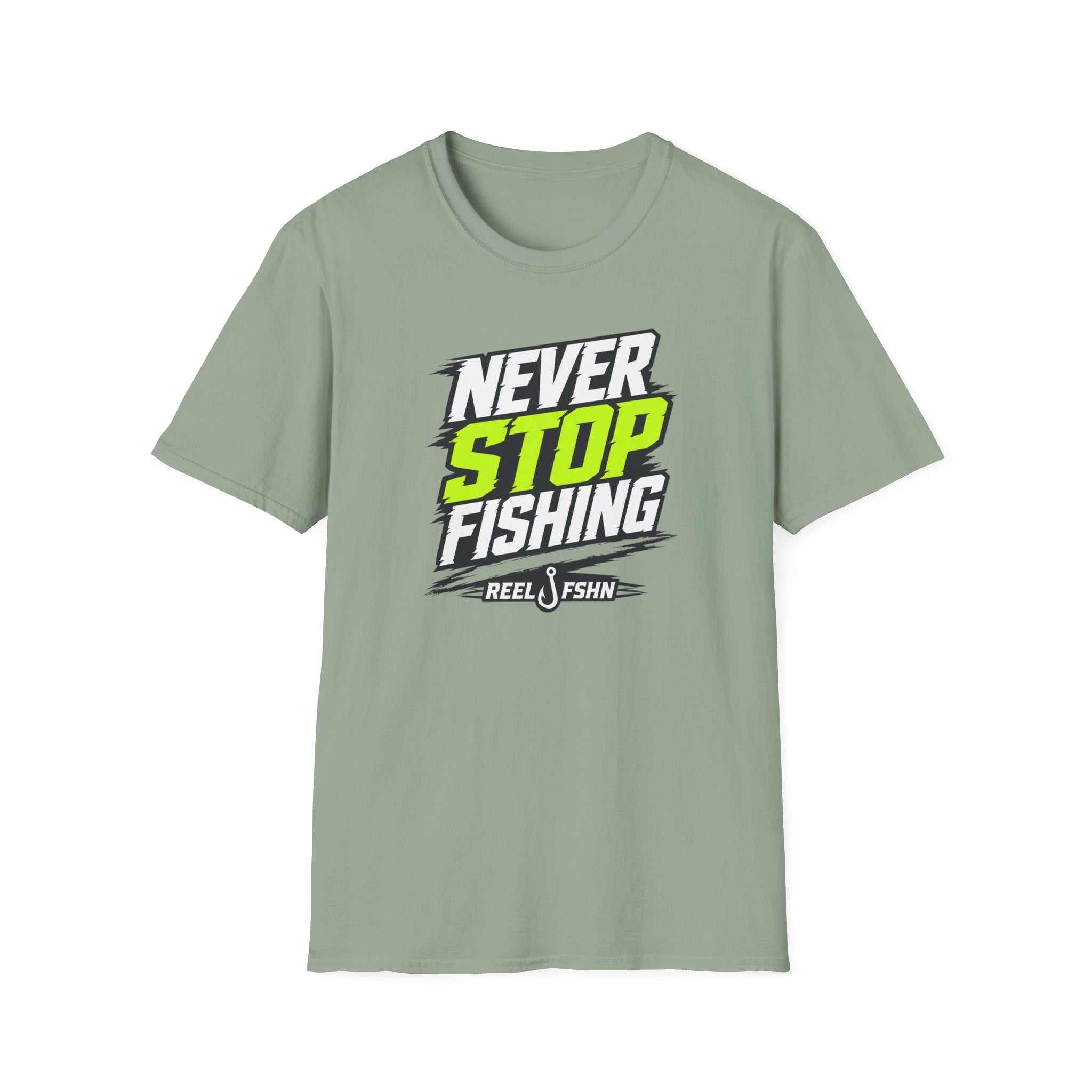 Never Stop Fishing T-Shirt