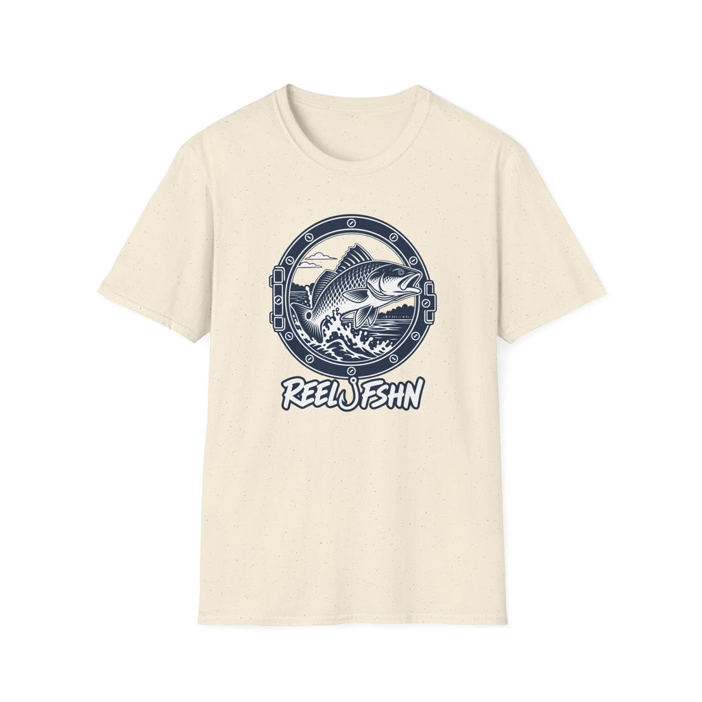 Porthole with Redfish T-Shirt