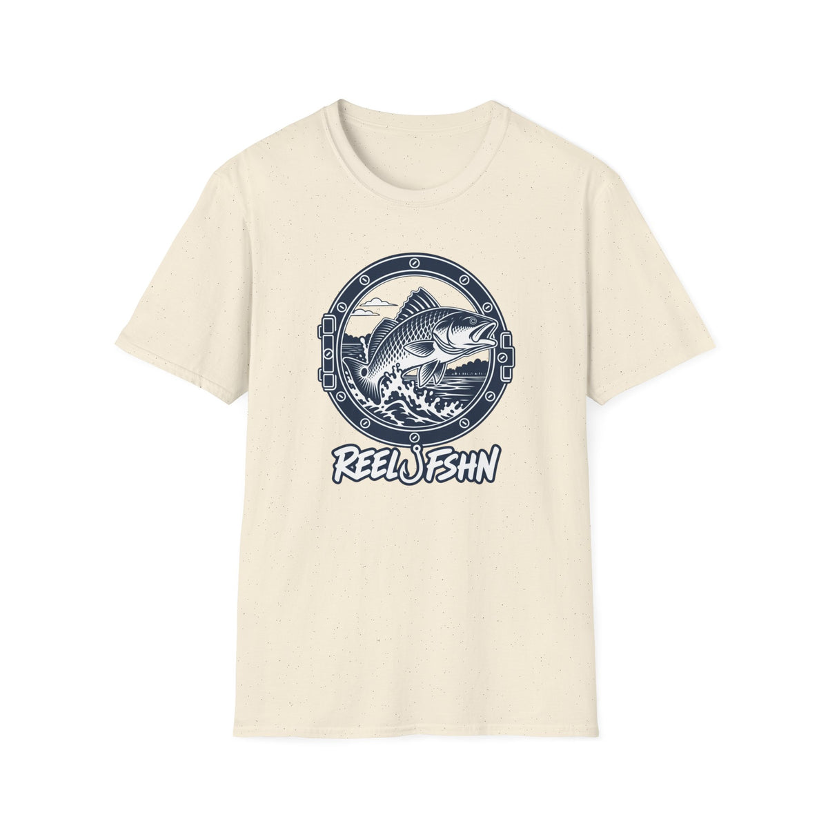 Porthole with Redfish T-Shirt