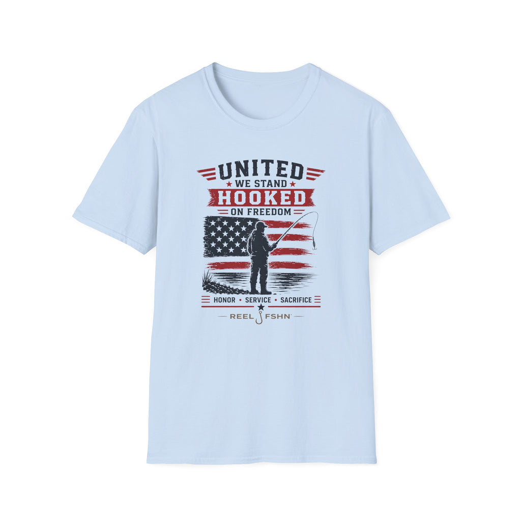 United We Stand Hooked On Freedom T-Shirt