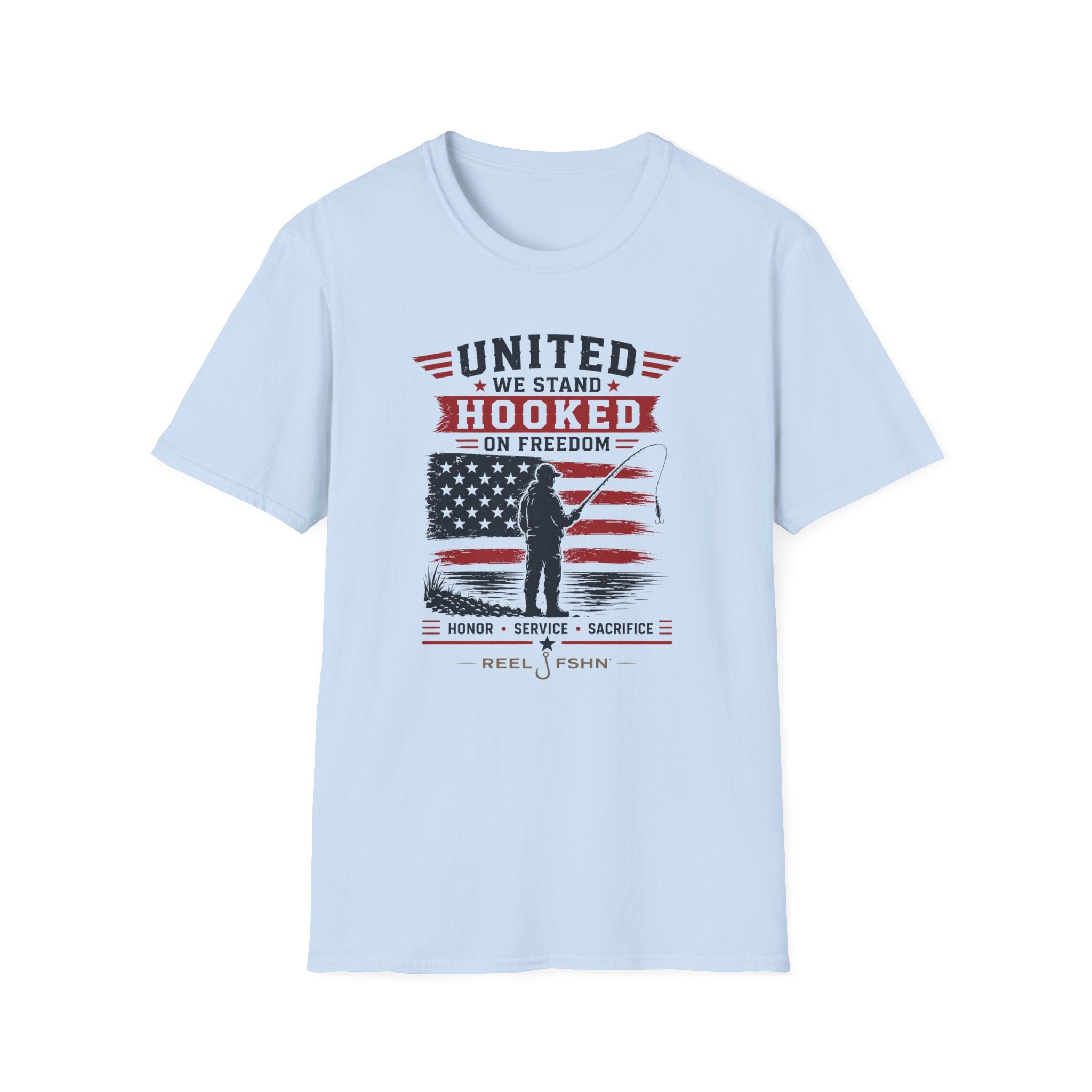 United We Stand Hooked On Freedom T-Shirt