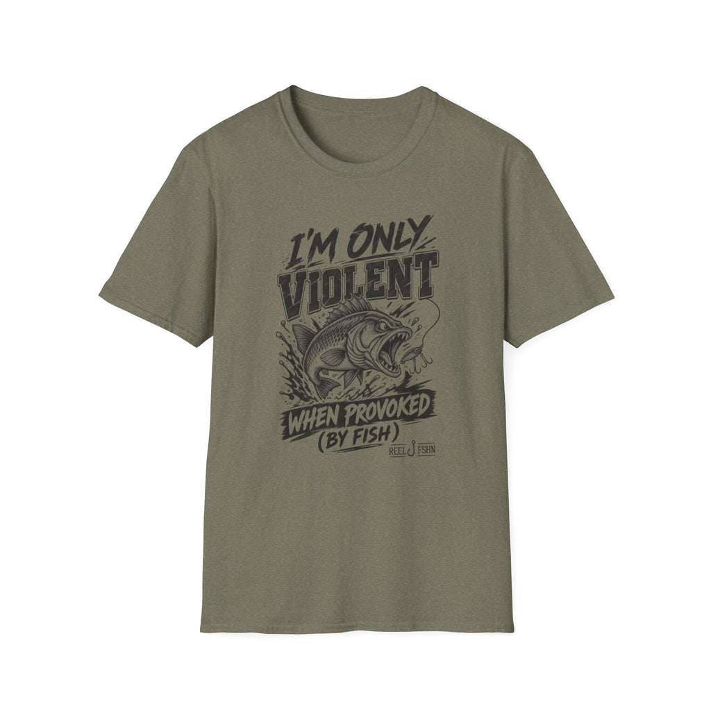 I'm Only Violent When Provoked By Fish T-Shirt