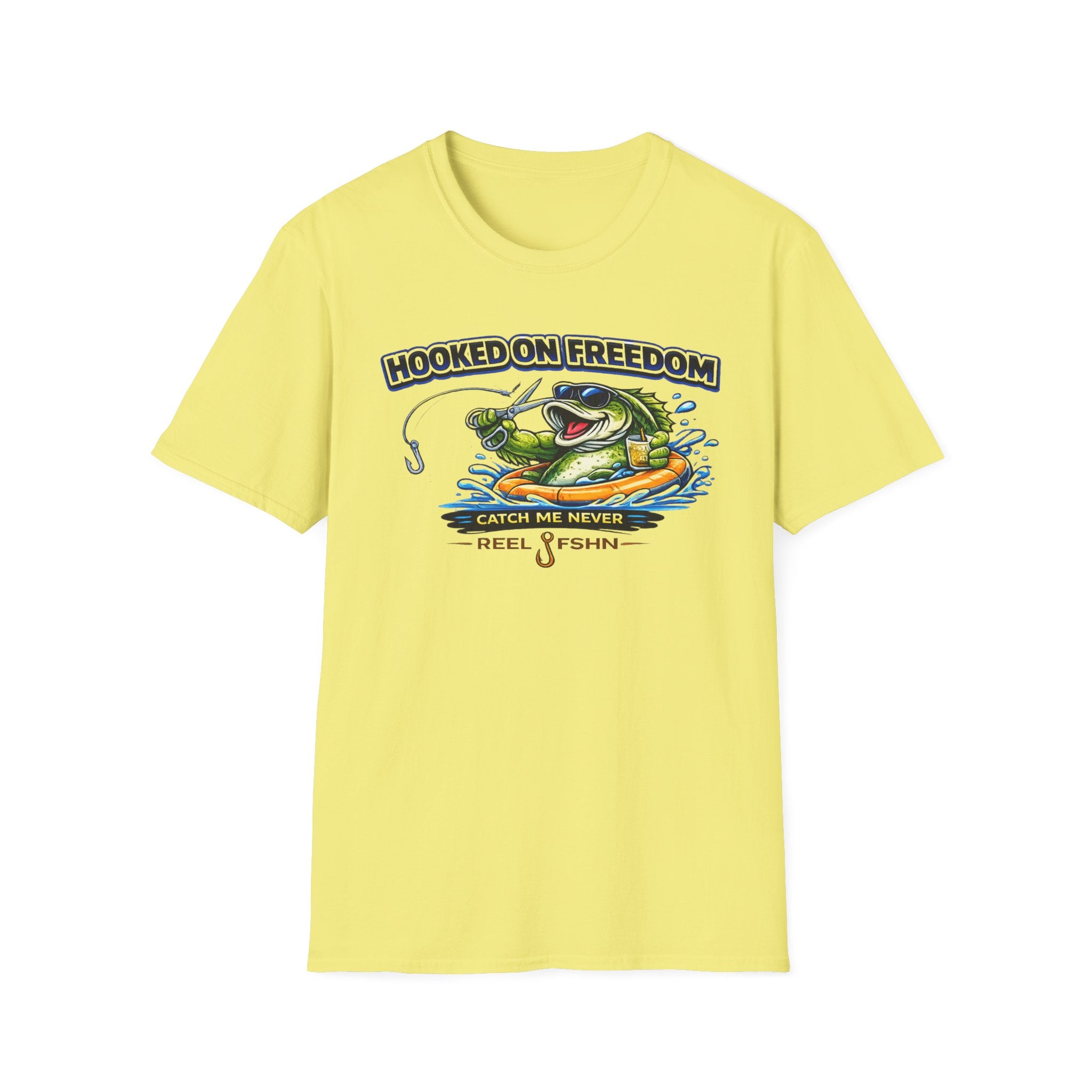Hooked On Freedom Catch Me Never T-Shirt