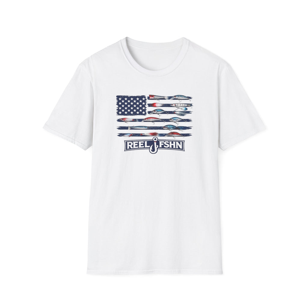 American Flag Lures T-Shirt