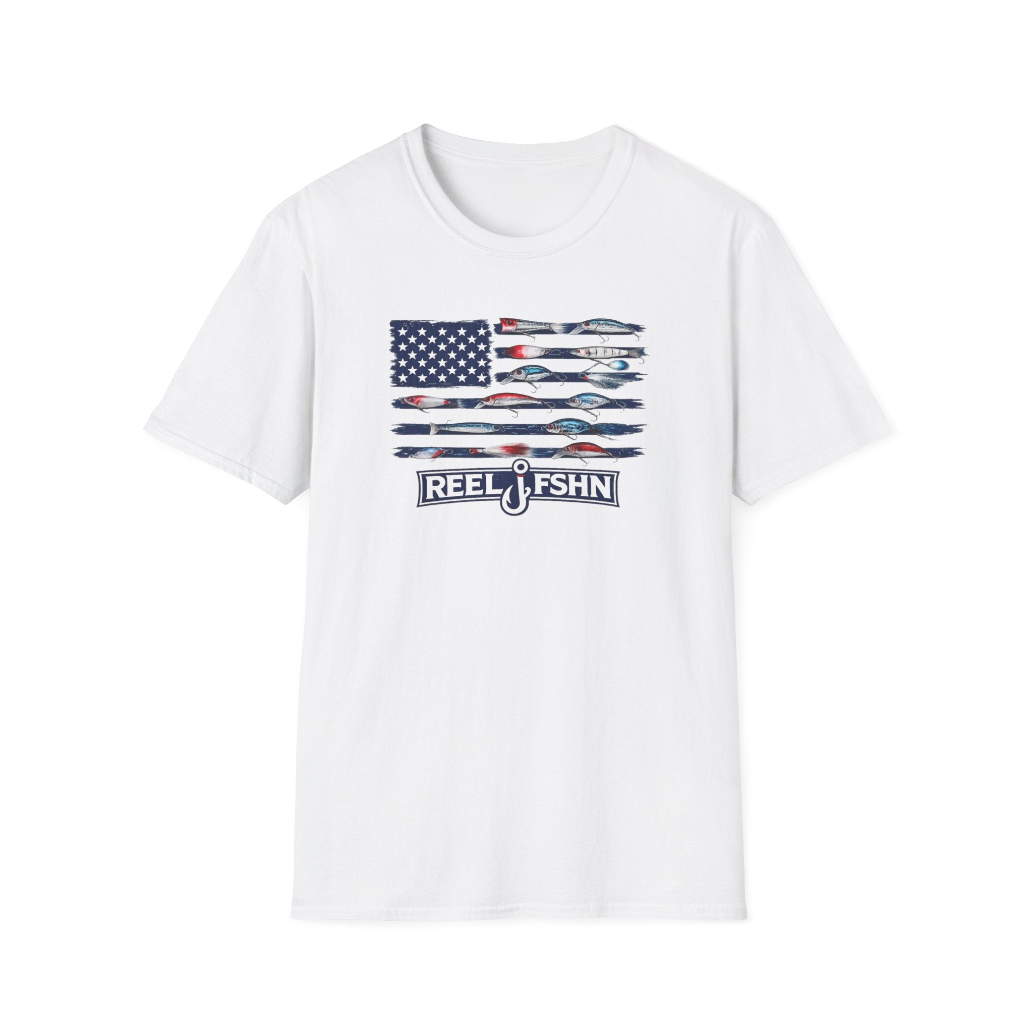American Flag Lures T-Shirt