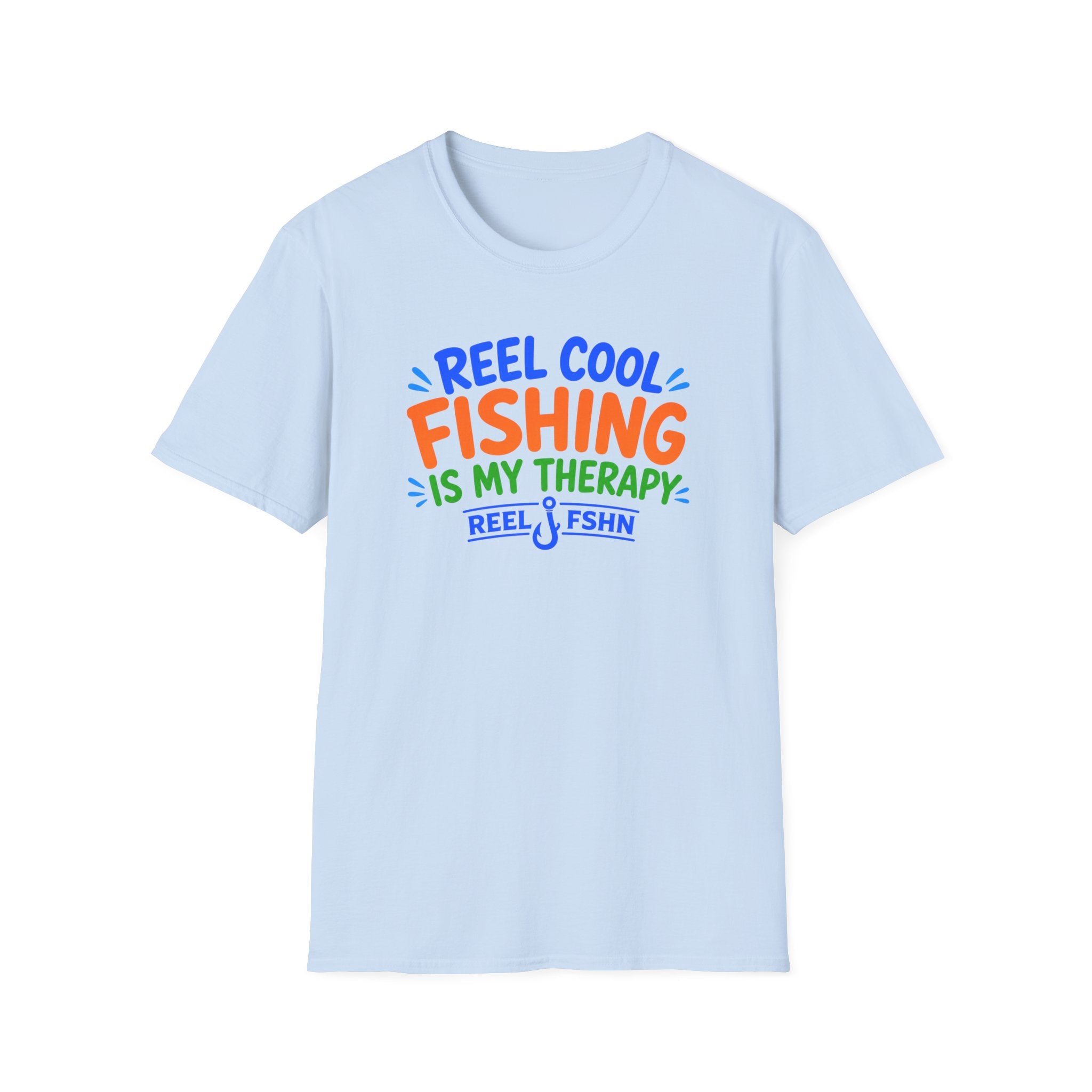Reel Cool Fishing Is My Therapy  T-Shirt