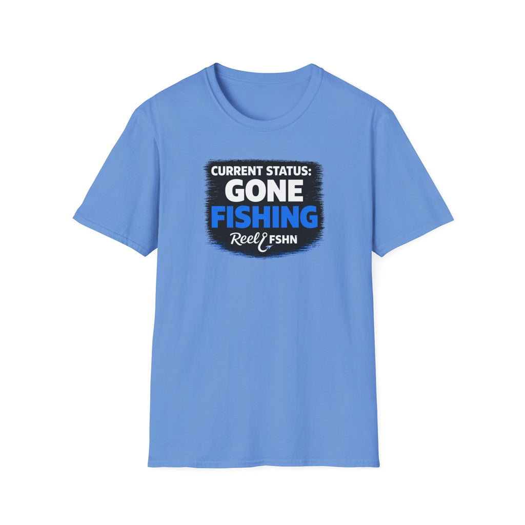 Current Status Gone Fishing T-Shirt