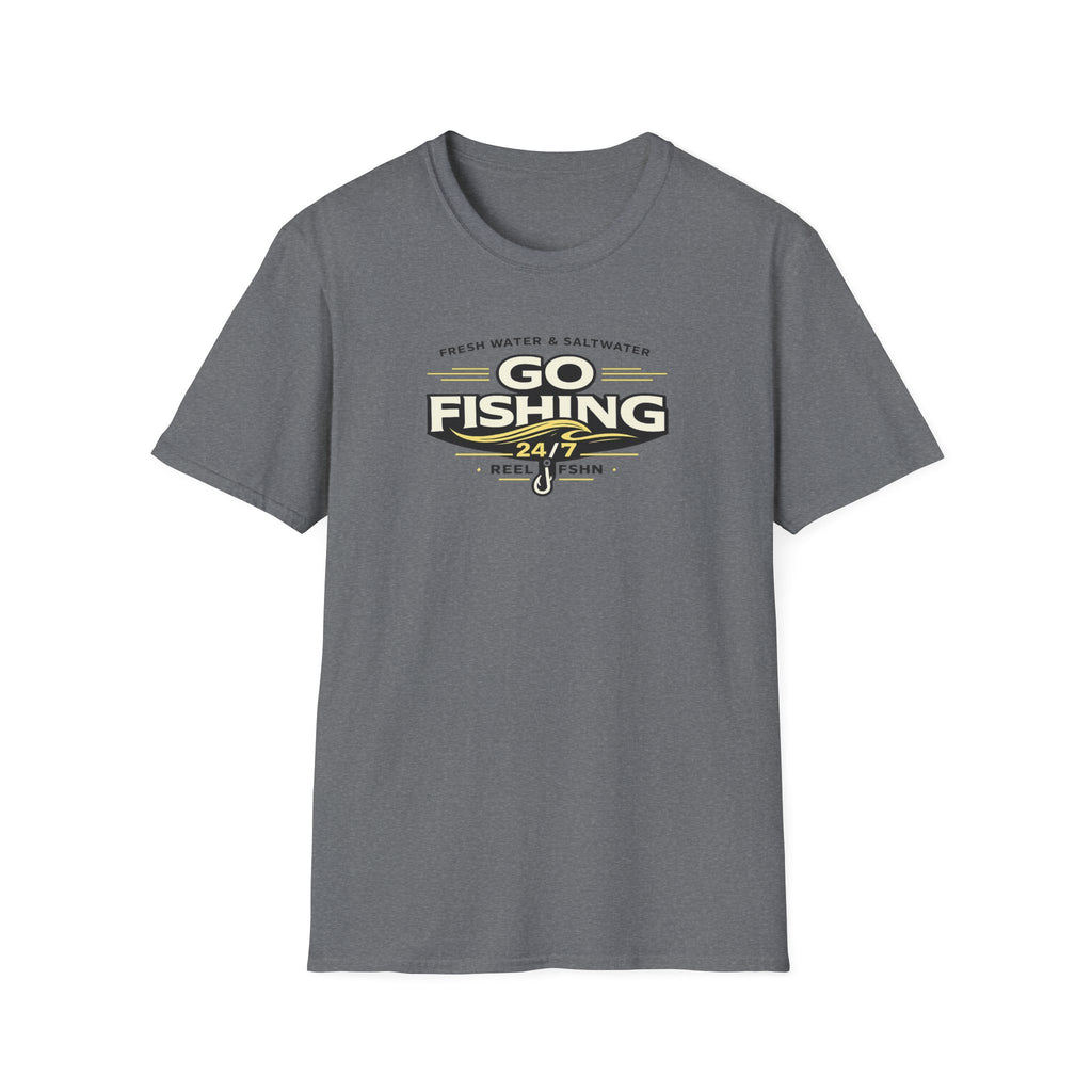 Fresh Water Salt Water Go Fishing T-Shirt