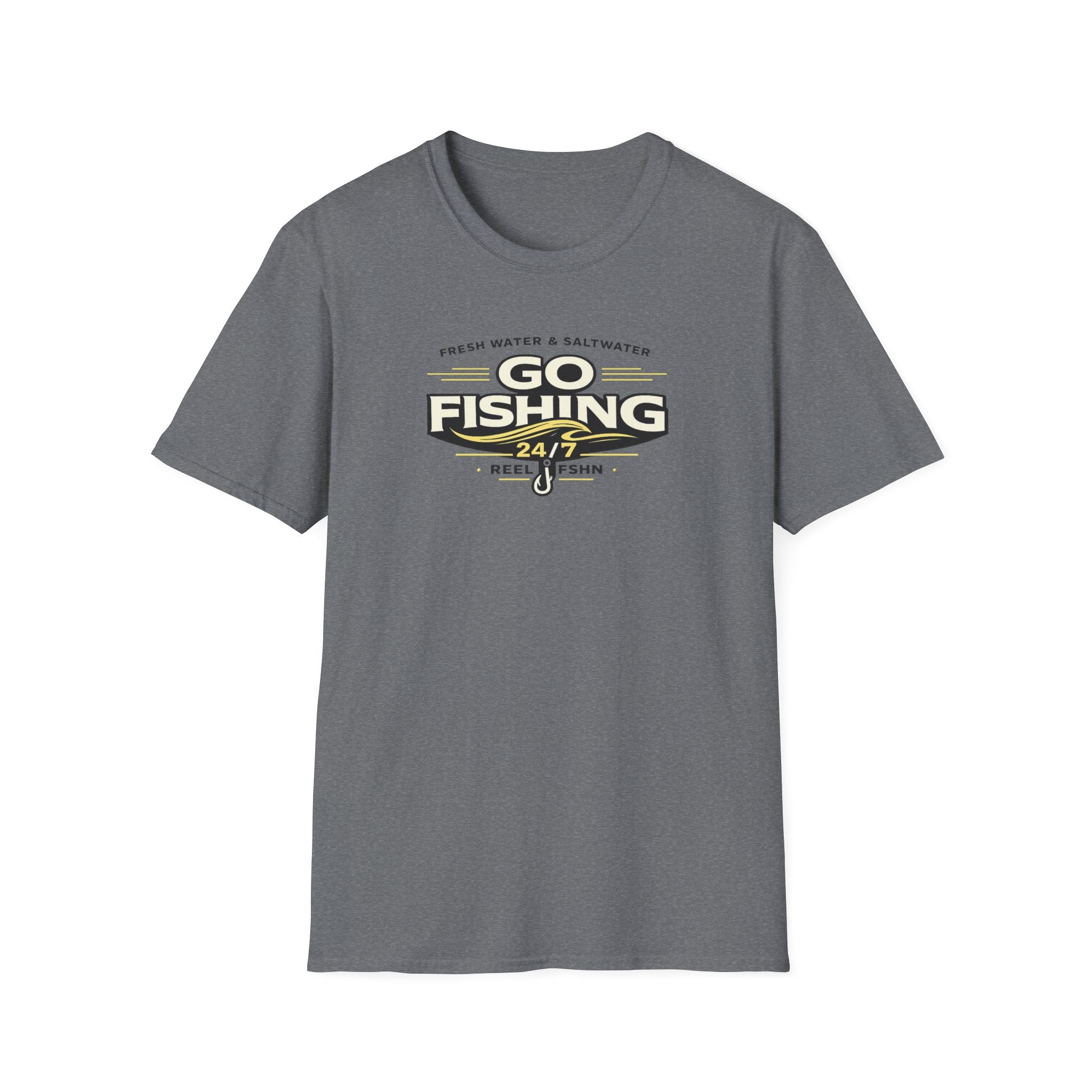Fresh Water Salt Water Go Fishing T-Shirt
