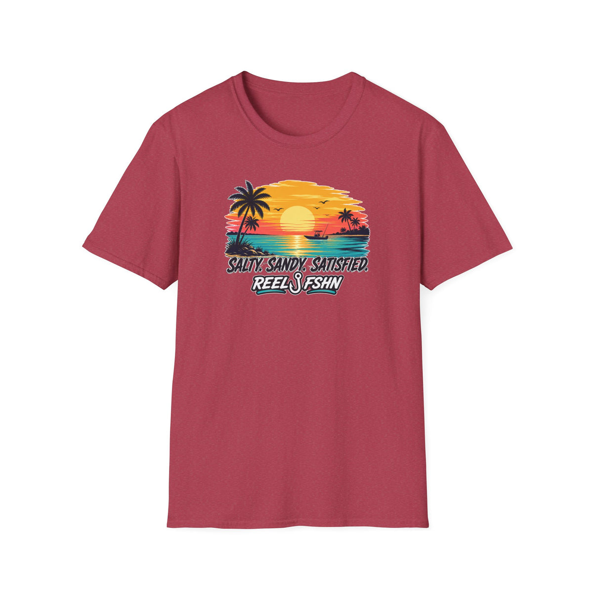 Salty. Sandy. Satisfied. T-Shirt