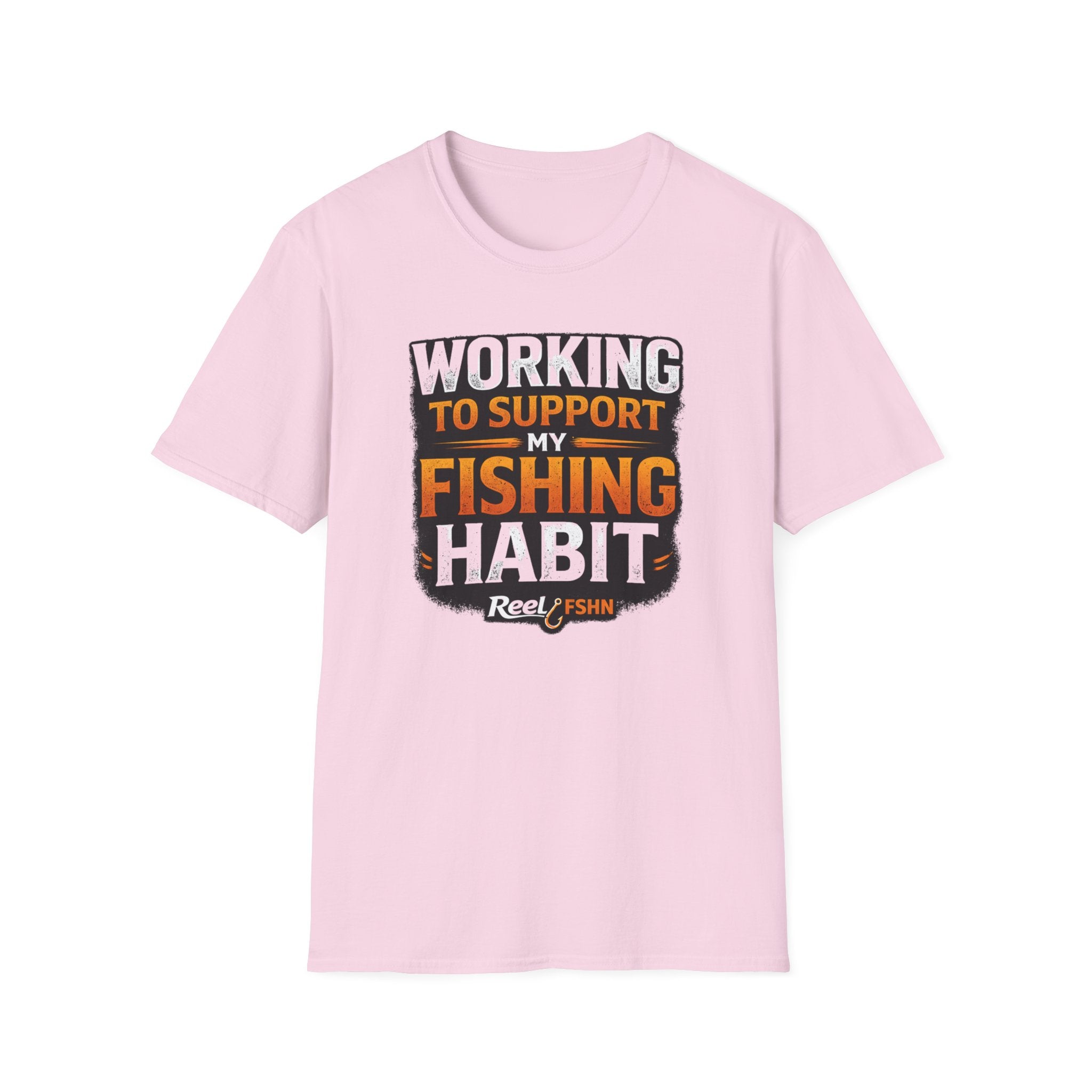 Working To Support My Fishing Habit T-Shirt