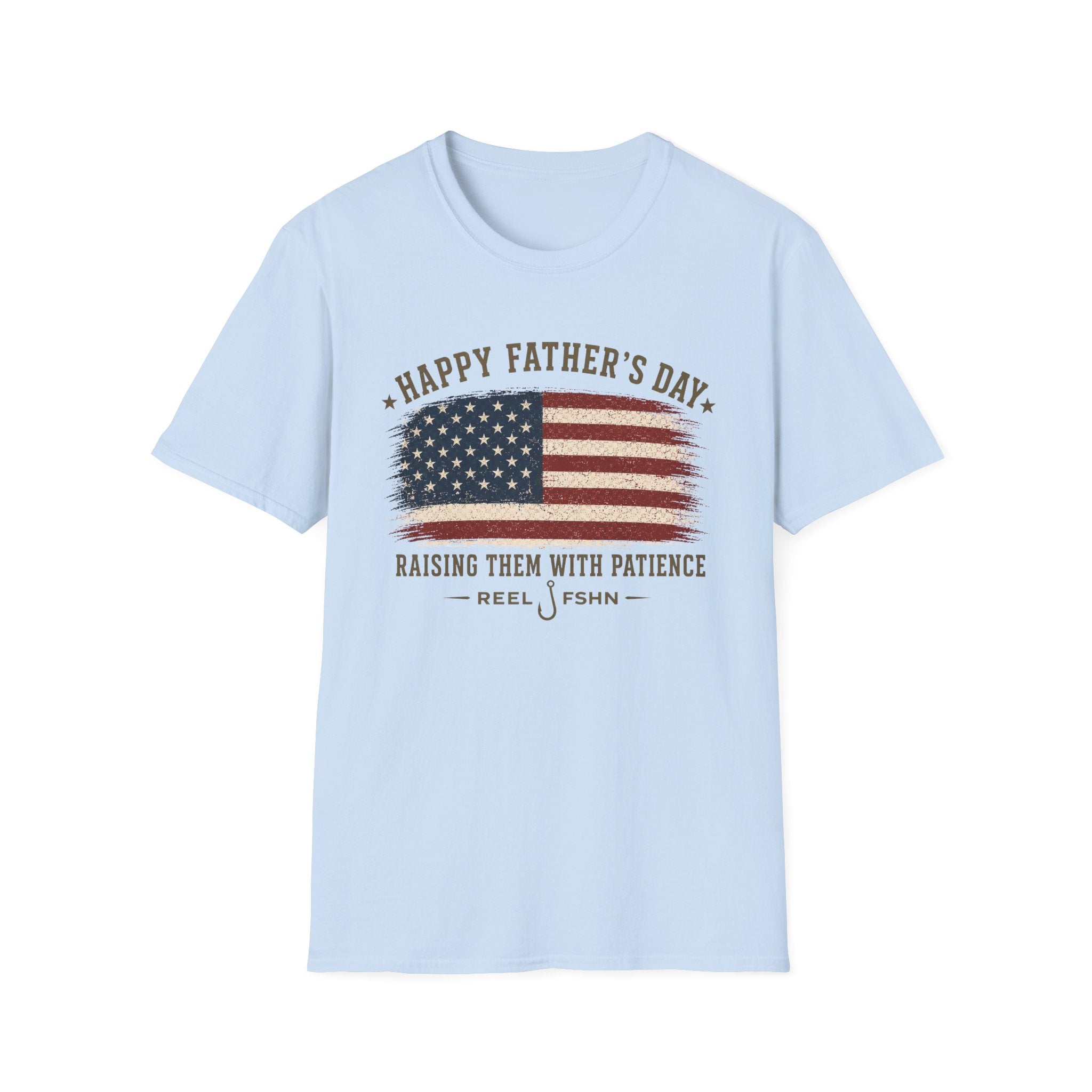 Happy Father's Day Raising Them With Patience T-Shirt
