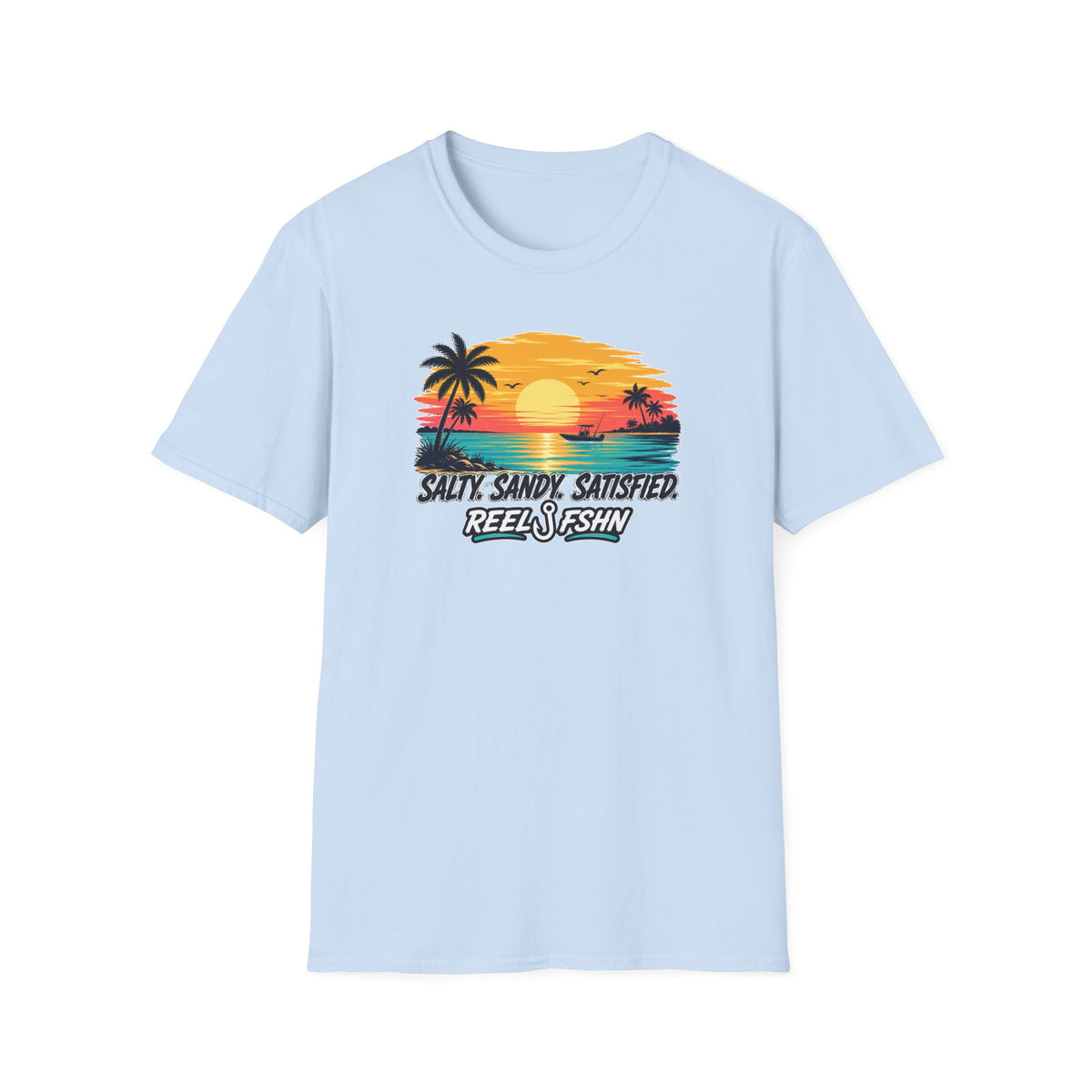 Salty. Sandy. Satisfied. T-Shirt