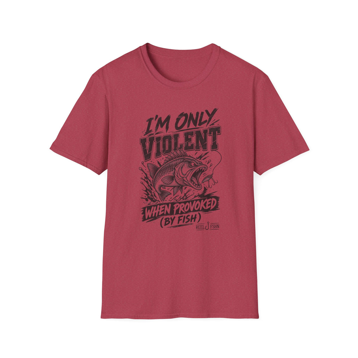I'm Only Violent When Provoked By Fish T-Shirt