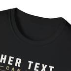 Her Text Can Wait The Bass Can't T-Shirt