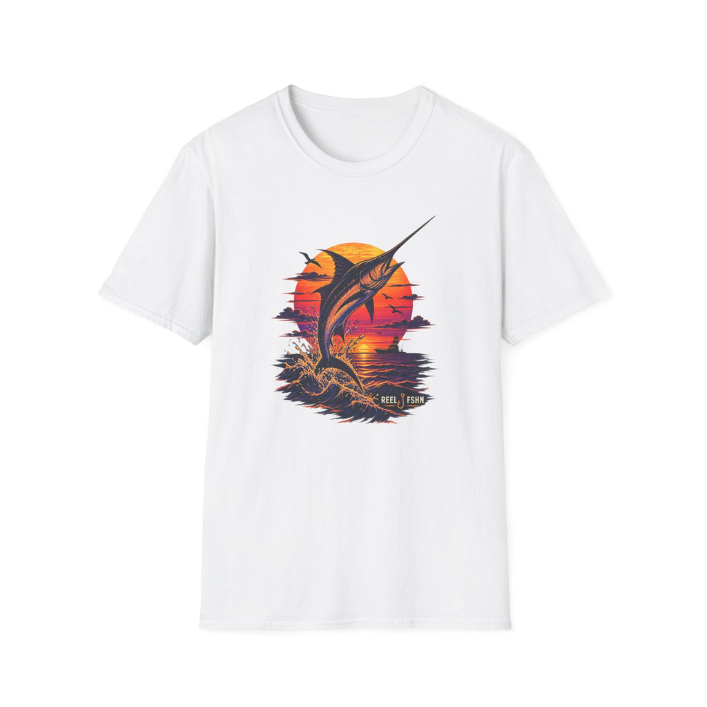 Marlin Sunset Silhouette  T-Shirt