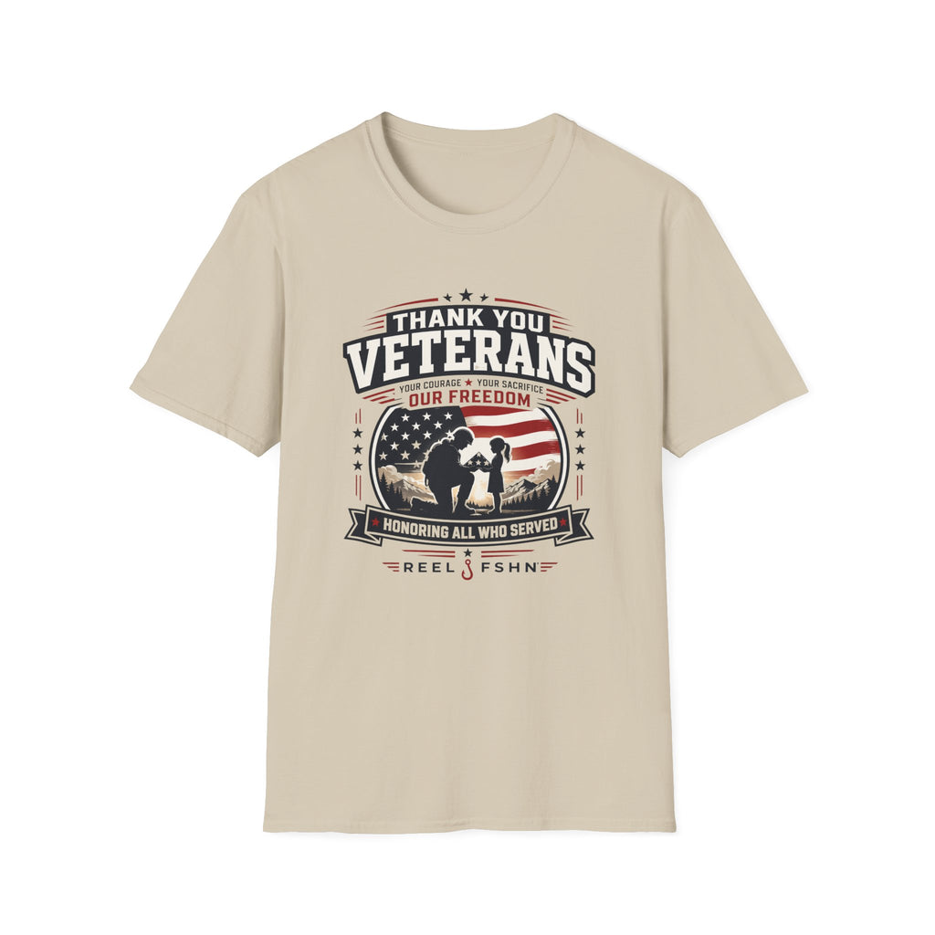 Thank You Veterans Honoring All Who Served T-Shirt