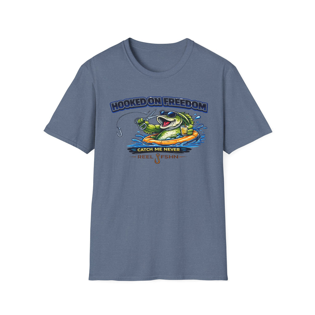 Hooked On Freedom Catch Me Never T-Shirt