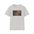 American Flag With Bass and Marlin T-Shirt